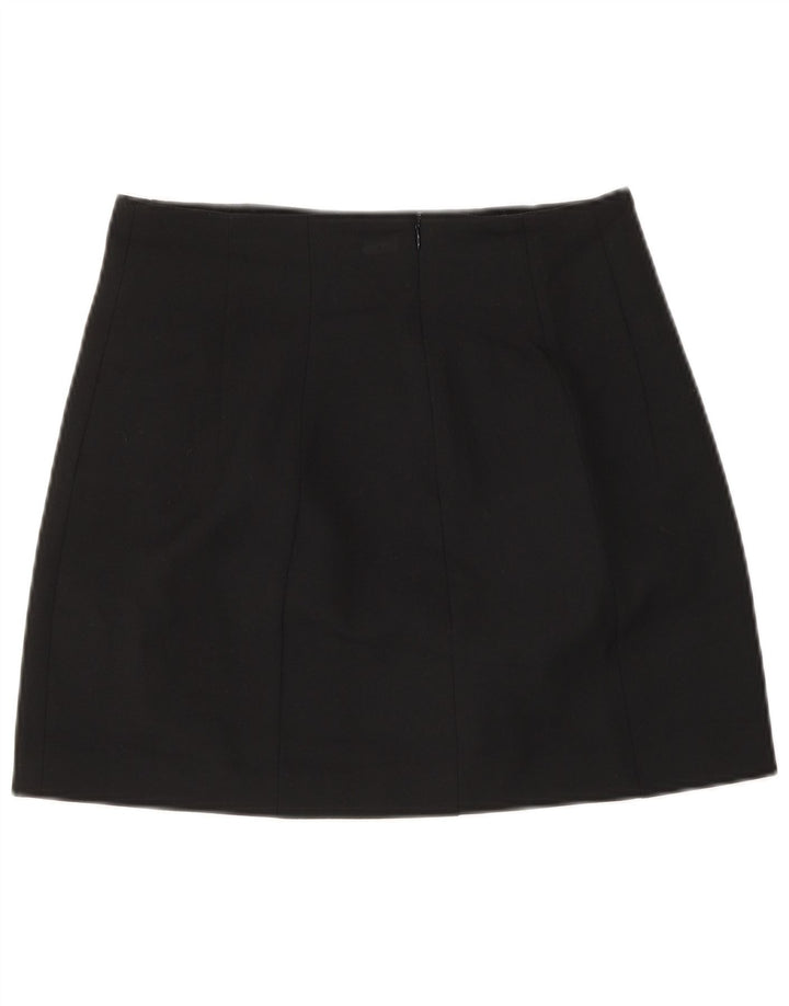 Minigonna Zara da donna piccola W26 poliestere nera