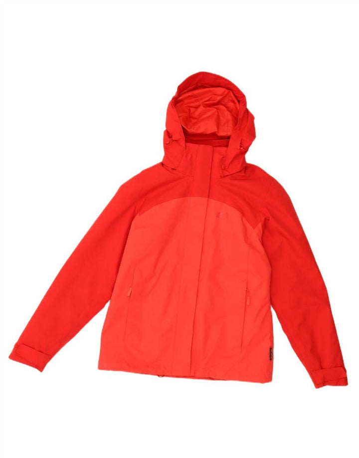 JACK WOLFSKIN Womens Oversized Windbreaker Jacket UK 8/10 Small Red