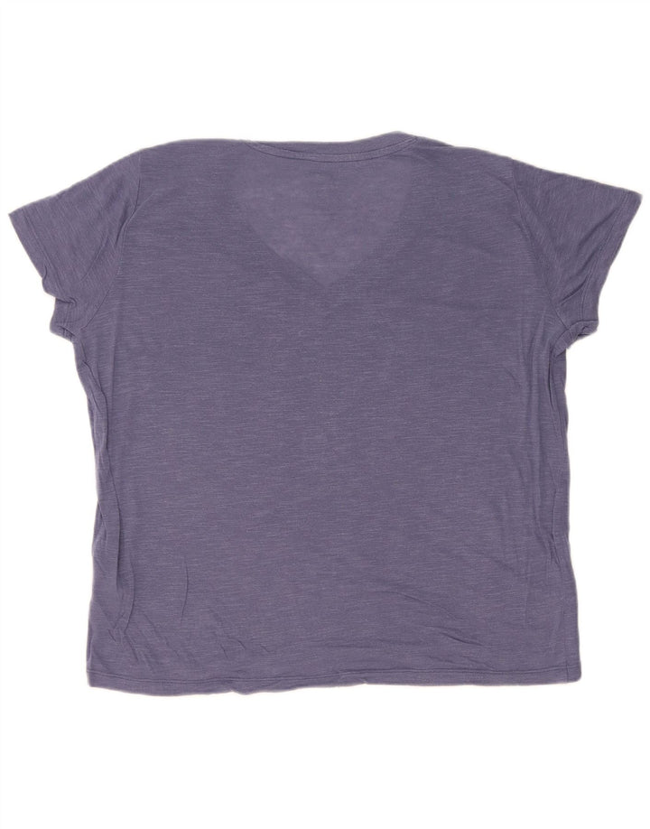 Maglietta Lee da donna vestibilità regolare UK 16 Large Lyocell blu