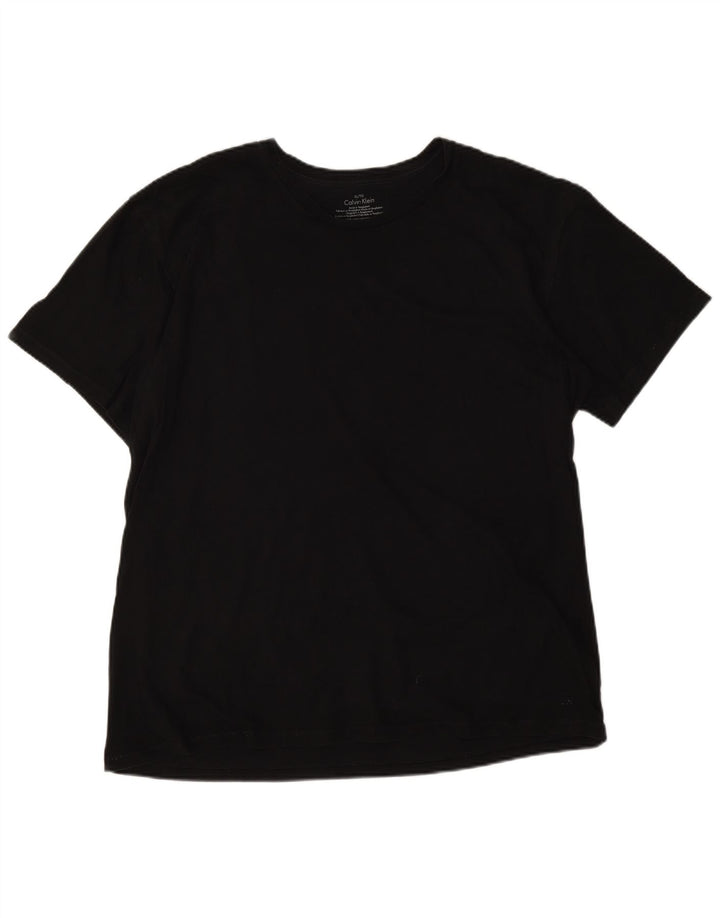 CALVIN KLEIN T-shirt da uomo Top XL in cotone nero