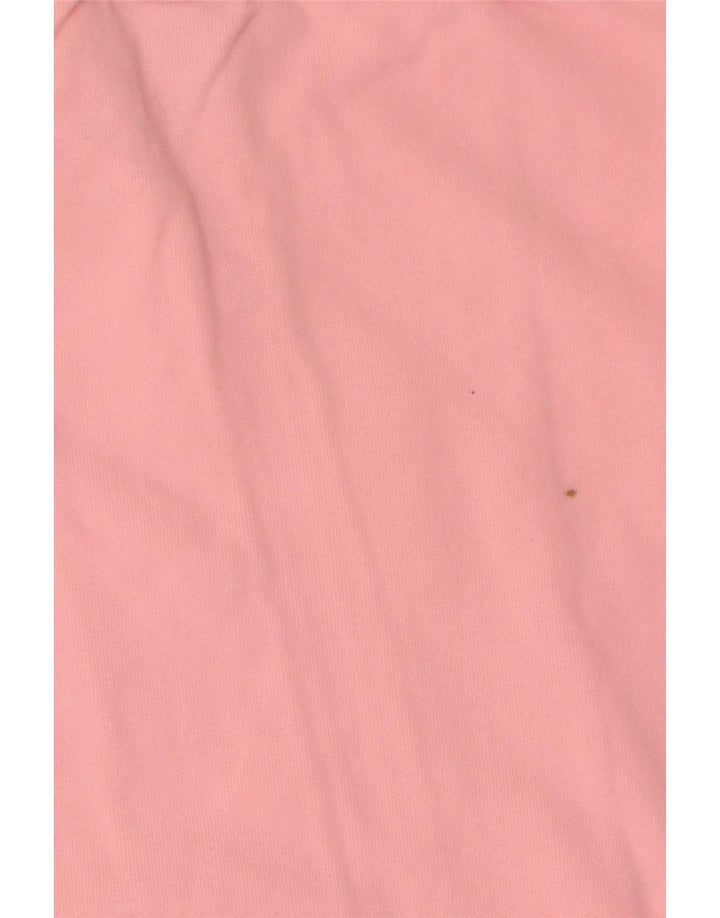 Giacca da ginnastica corta da donna Adidas UK 14 cotone rosa medio