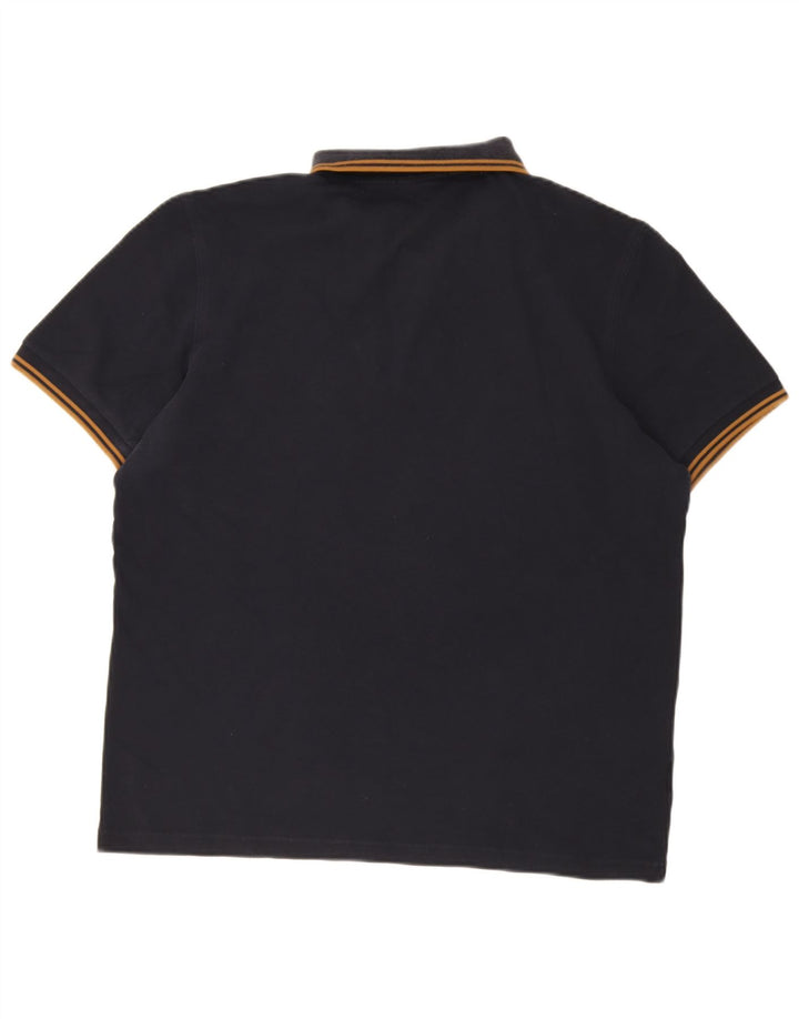 Polo da uomo Fred Perry XL in cotone blu navy