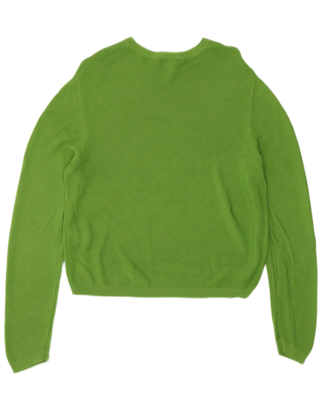 Maglione maglione girocollo da donna Zara UK 14 Viscosa verde medio
