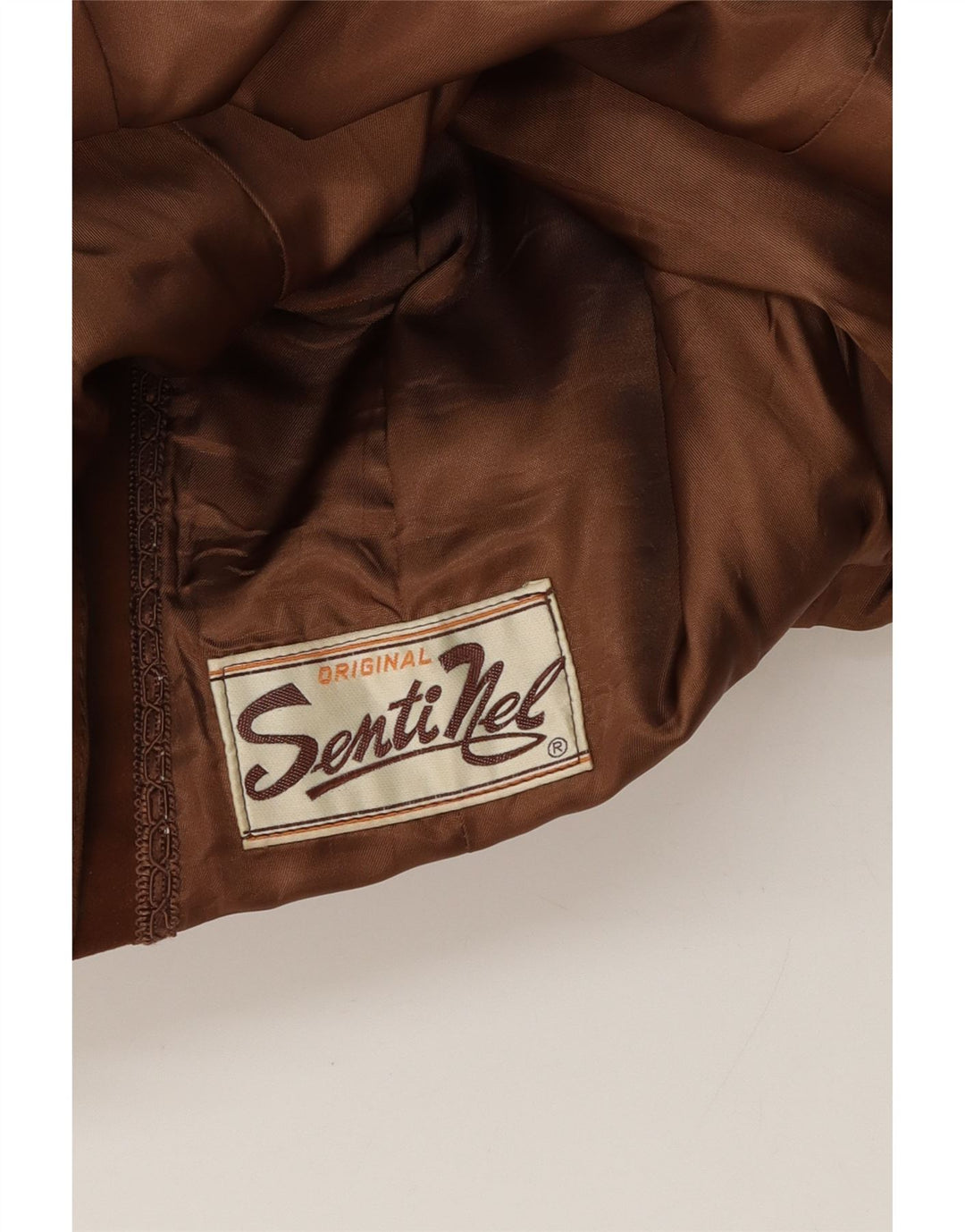 Giacca vintage in pelle scamosciata da donna UK 12 Marrone medio