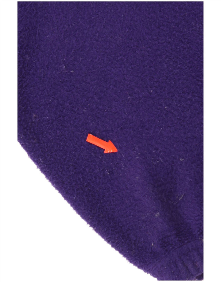Maglione in pile da uomo Invicta con zip e vestibilità ampia, poliestere viola medio