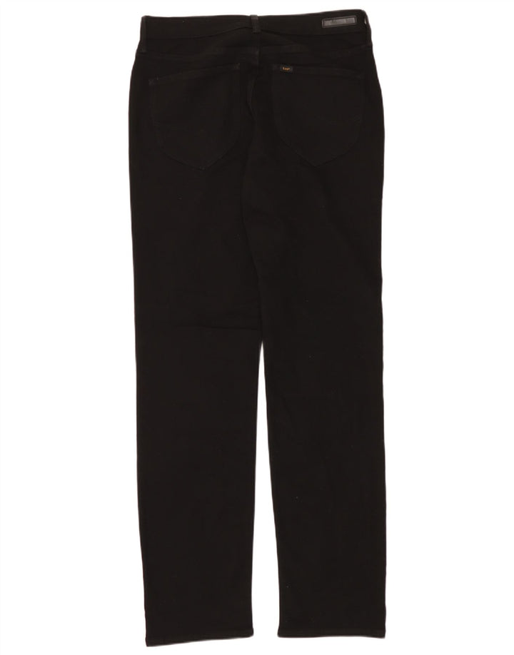 Jeans dritti Marion da donna Lee W34 L33 cotone nero