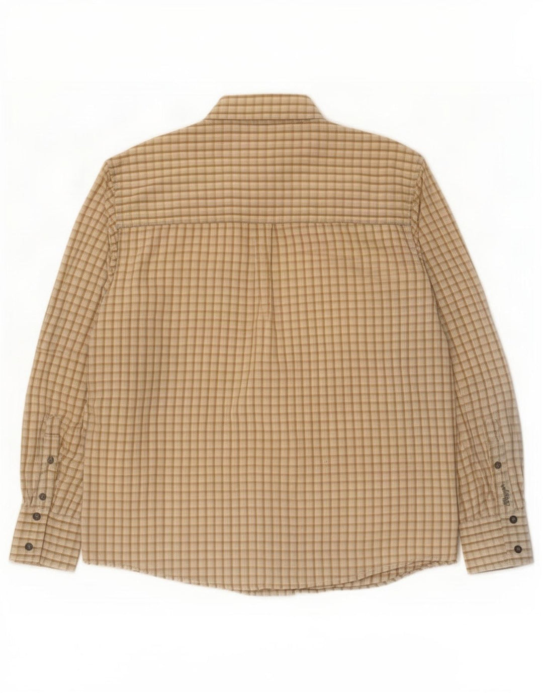 Camicia da uomo Wrangler a quadri beige grandi