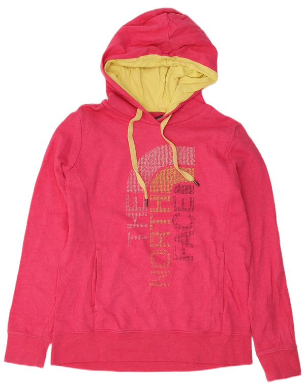Felpa con cappuccio grafica da donna The North Face UK 12 Medium Pink Sports