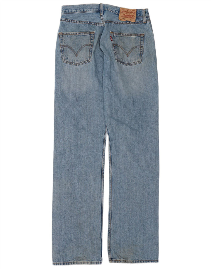 Jeans dritti da uomo Levi's 501 W30 L34 cotone blu