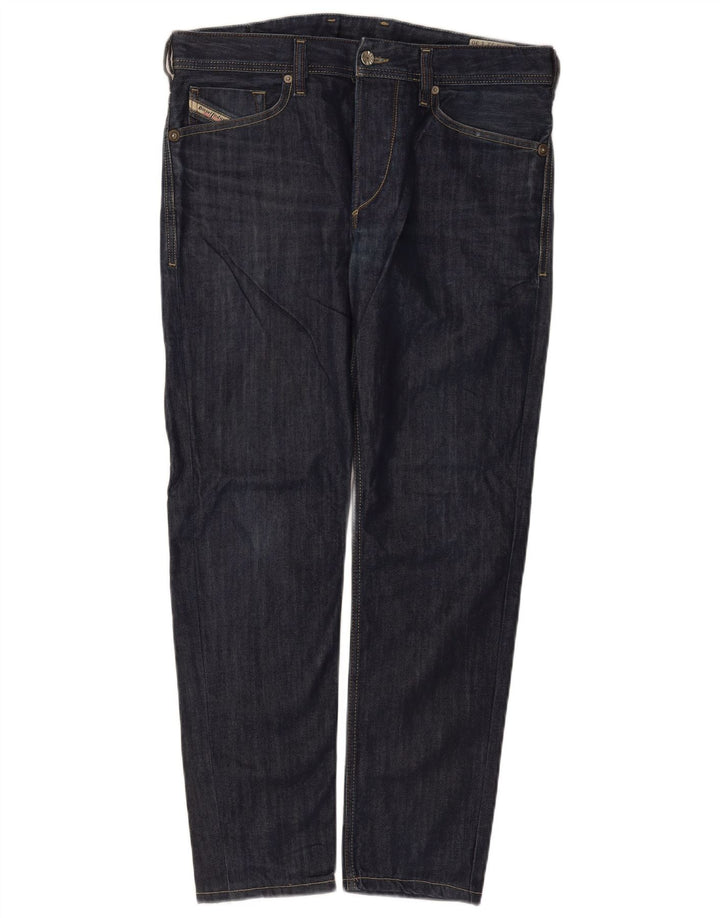Jeans uomo Diesel Koolter Regular Slim affusolati 32 L30 cotone blu navy