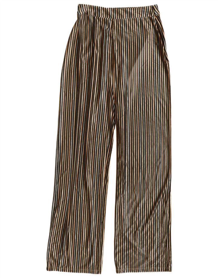 Pantaloni a vita alta da donna Zara medi W28 L32 a righe multicolori