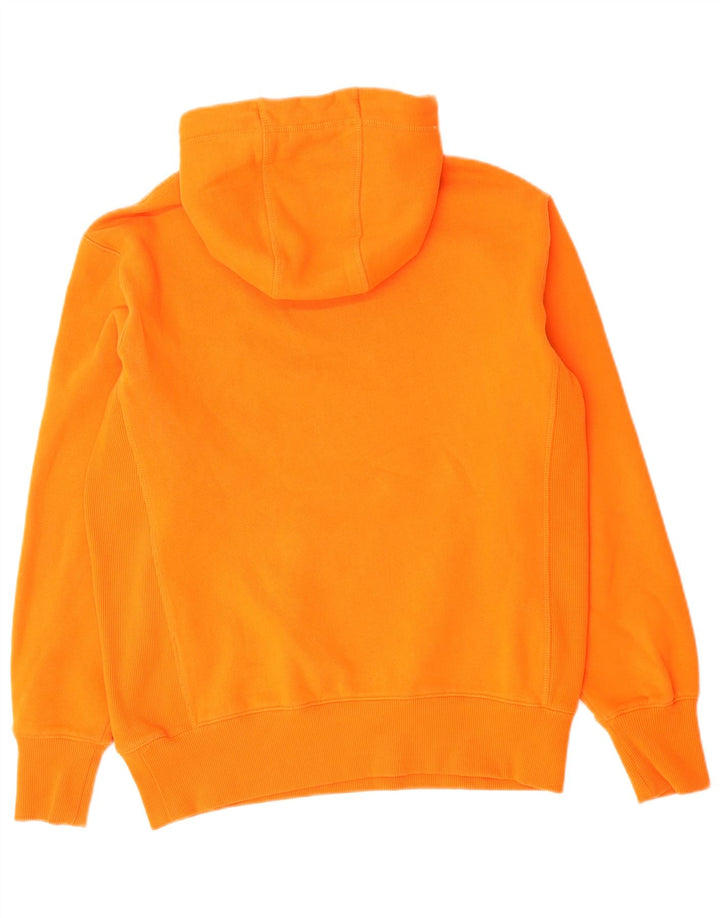 Maglione con cappuccio da uomo SUPERDRY in cotone arancione medio