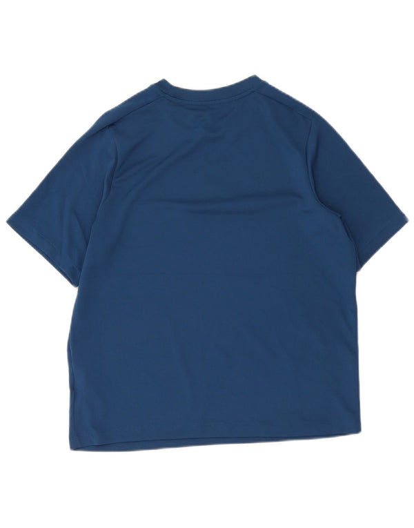 T-shirt grafica Nike da ragazzo Dri Fit Top 13-14 anni XL blu navy poliestere