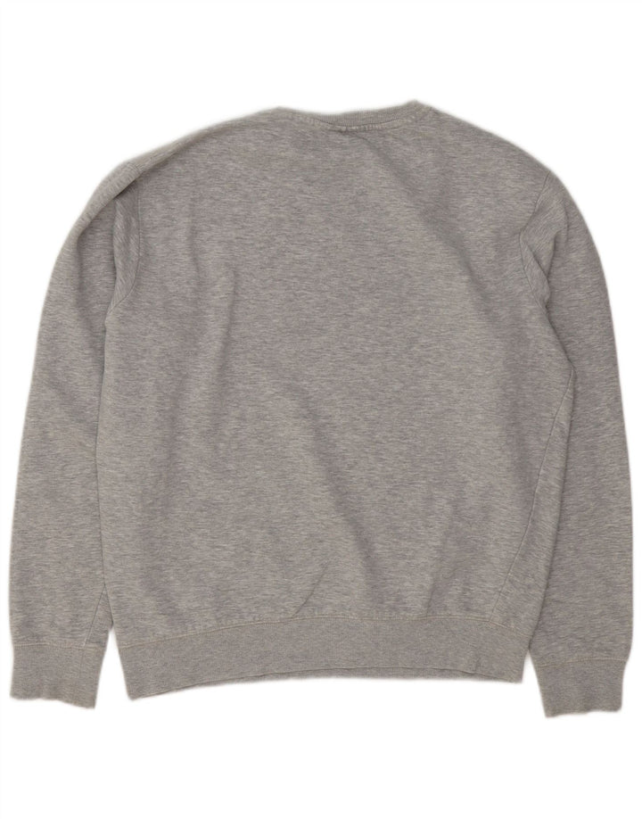 Felpa grafica da uomo Fila Maglione grande cotone chiazzato grigio