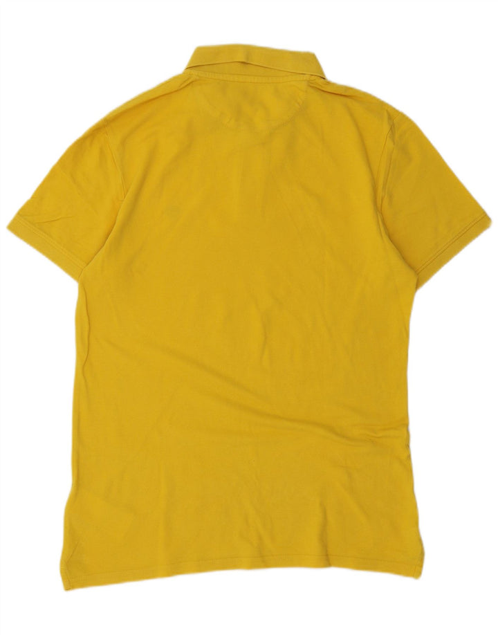 Polo Timberland da uomo slim fit in cotone giallo medio