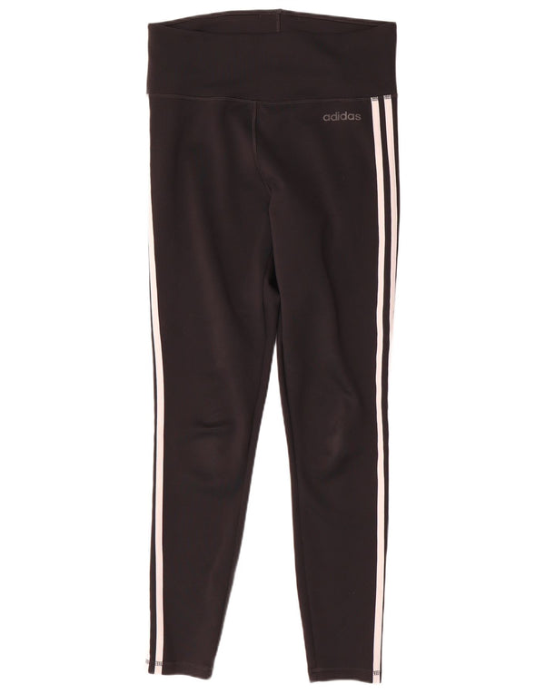 Leggings Adidas Aeroready da donna UK 12/14 Medio Nero