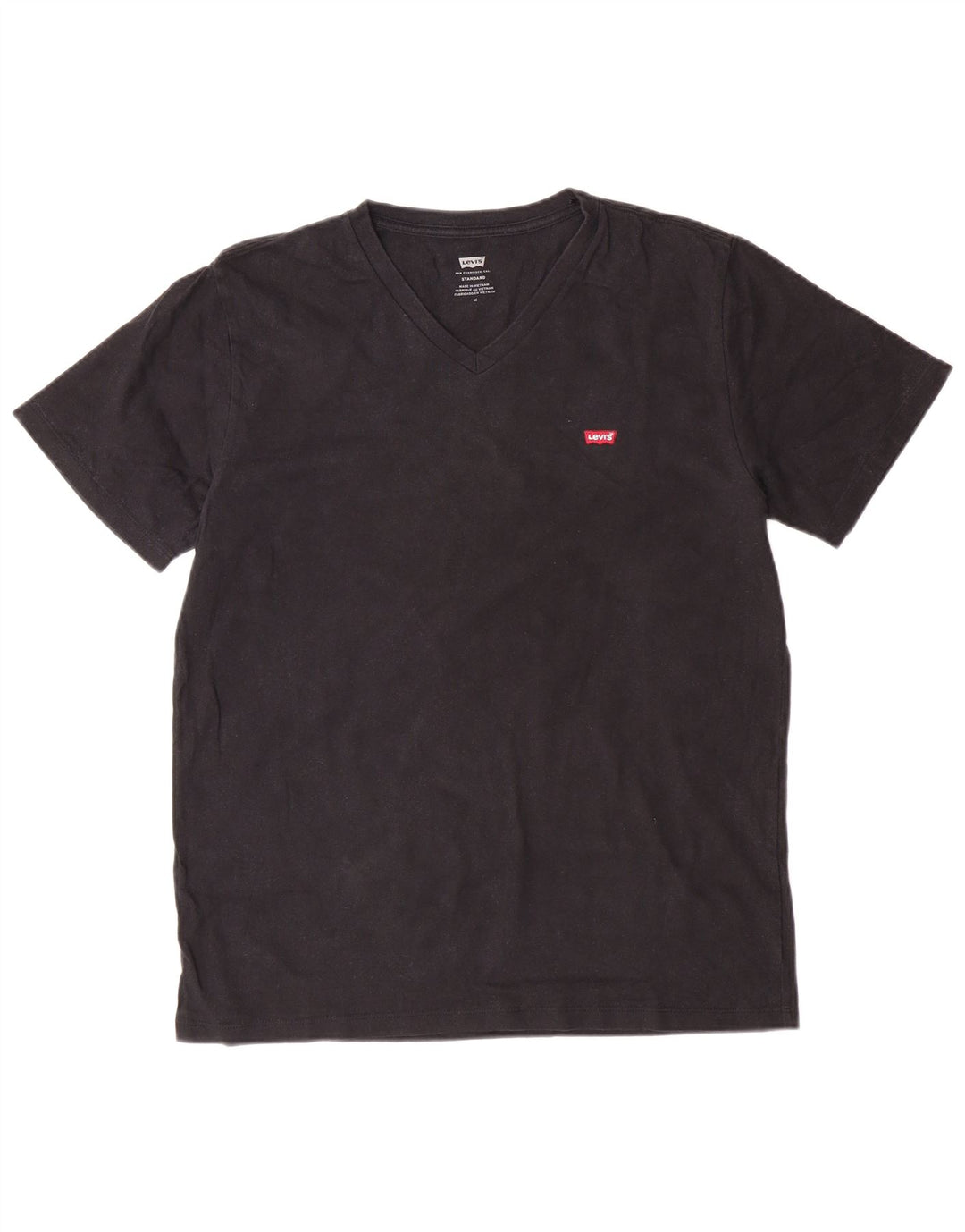 T-shirt standard da uomo LEVI'S Top in cotone nero medio