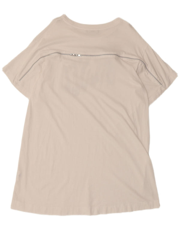 Abito t-shirt con grafica da donna Diesel UK 14 bianco medio