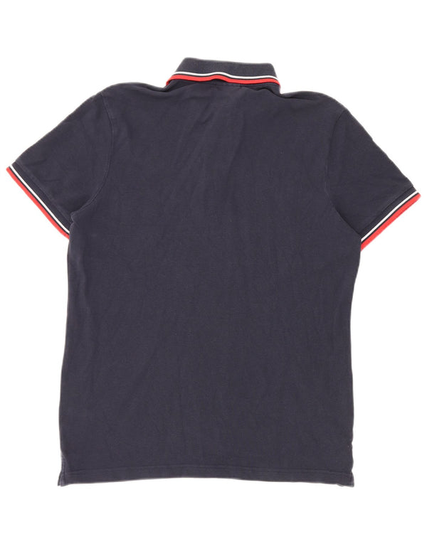 Polo Diadora Uomo Large in Cotone Blu Navy