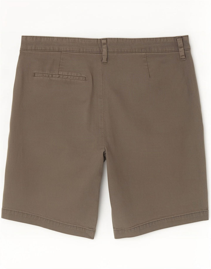 Pantaloncini chino da uomo Marks & Spencer medi W32 in cotone grigio