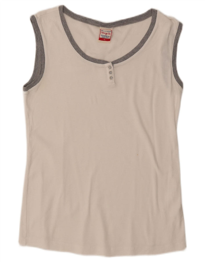 Canotta Champion da donna Heritage Fit UK 18 XL bianca