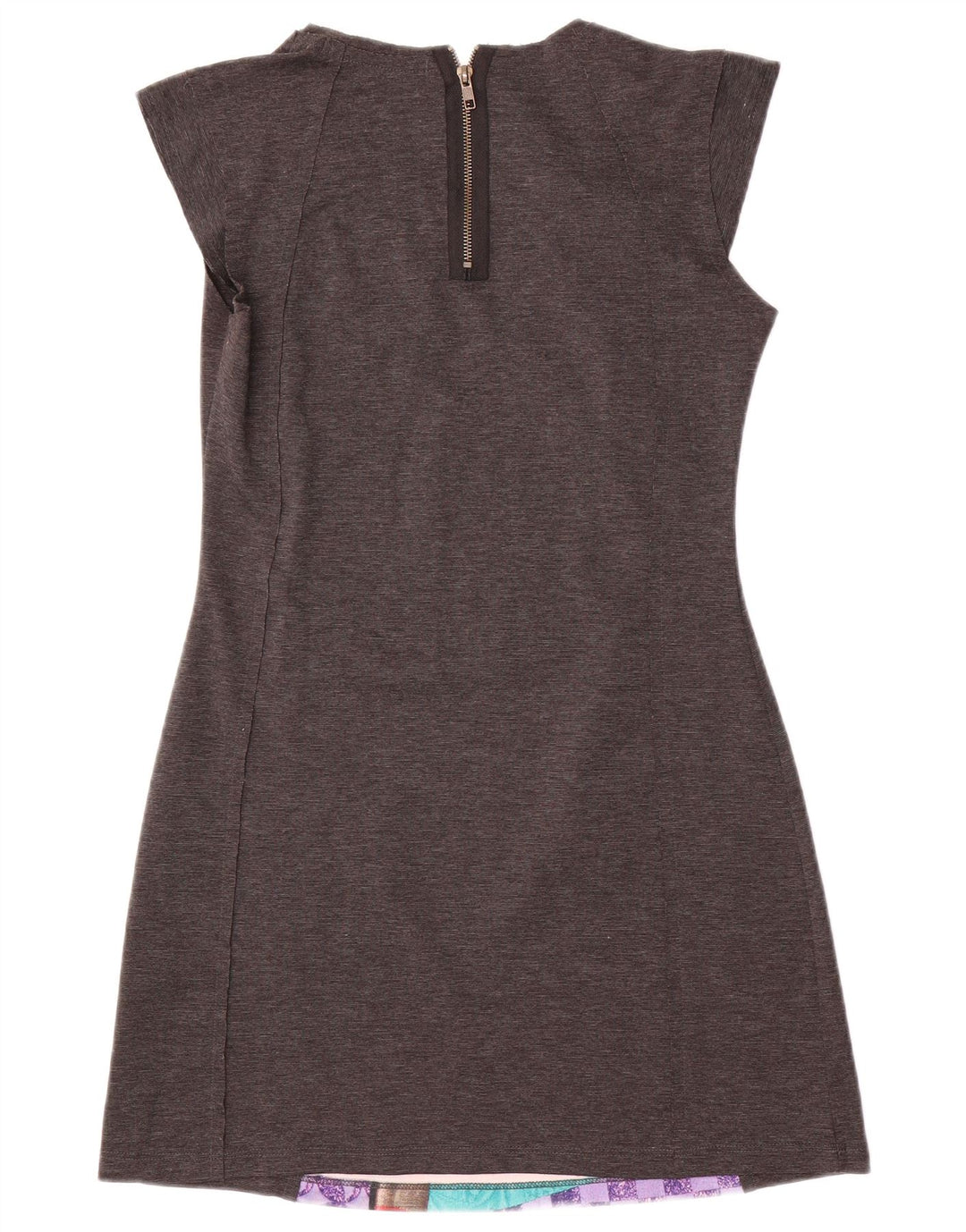 Abito tubino da donna DESIGUAL UK 12 Patchwork grigio medio