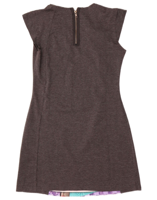 Abito tubino da donna DESIGUAL UK 12 Patchwork grigio medio