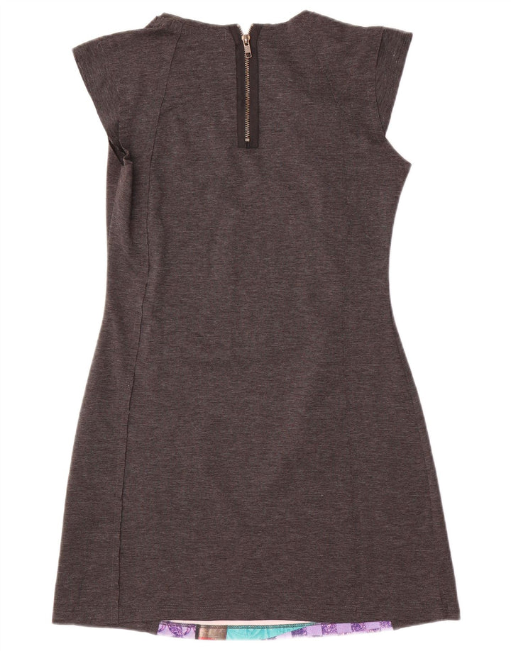 Abito tubino da donna DESIGUAL UK 12 Patchwork grigio medio
