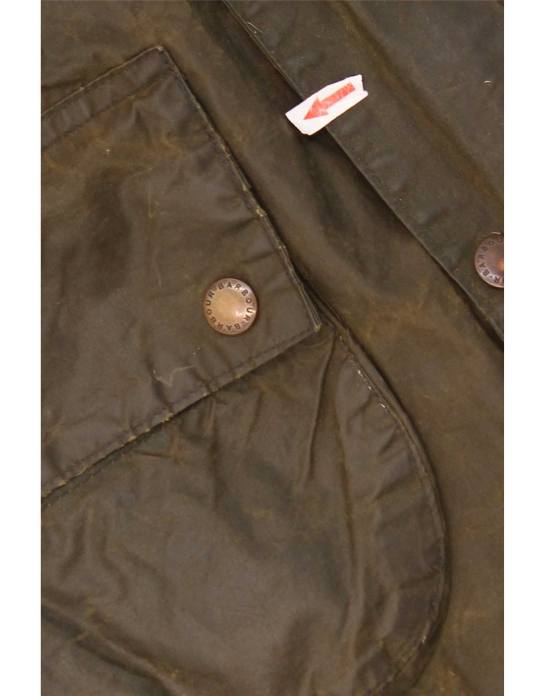Giacca da uomo in cotone cerato Barbour Gamefair taglia 38 piccola kaki