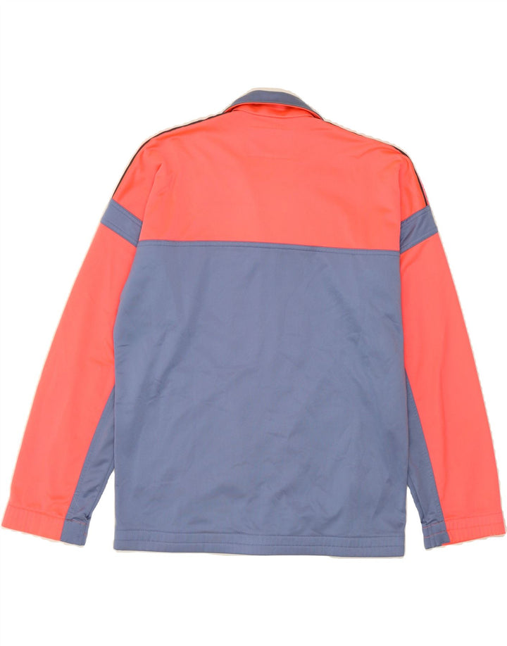 DIADORA Mens Graphic Tracksuit Top Jacket UK 38 Medium Red Colourblock Vintage Diadora and Second-Hand Diadora from Messina Hembry 