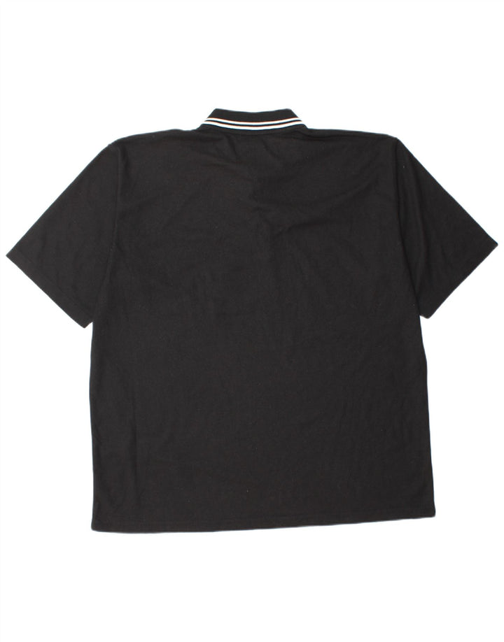 Polo da uomo Umbro 2XL poliestere nero