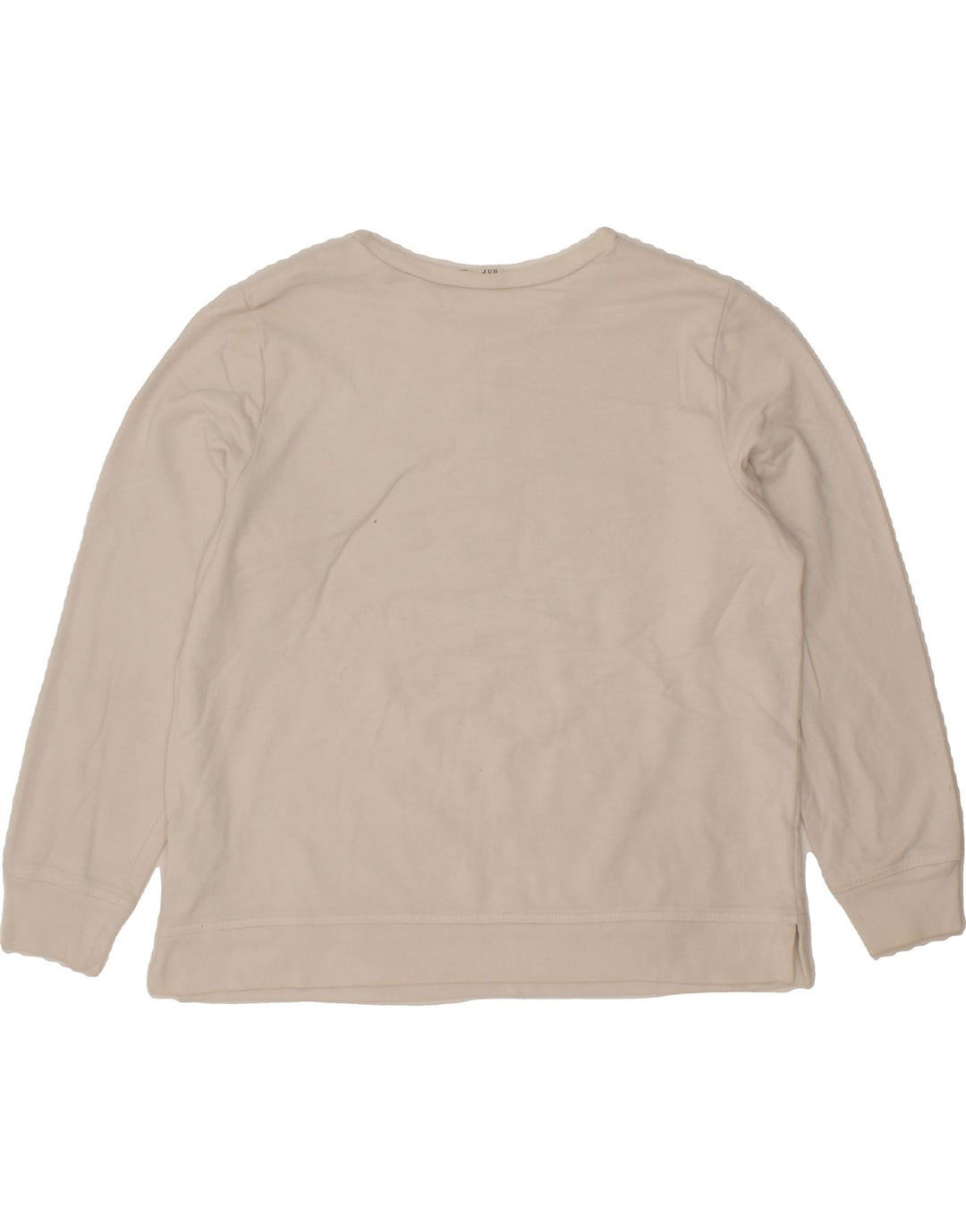 GAP Womens Graphic Sweatshirt Jumper UK 16 Large White Cotton Vintage Gap and Second-Hand Gap from Messina Hembry 