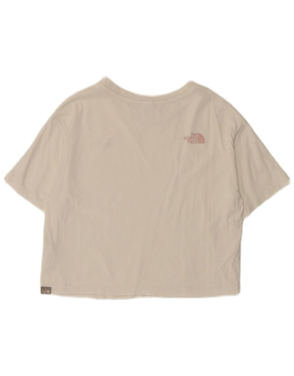 T-shirt corta da donna The North Face UK 16 grande cotone bianco