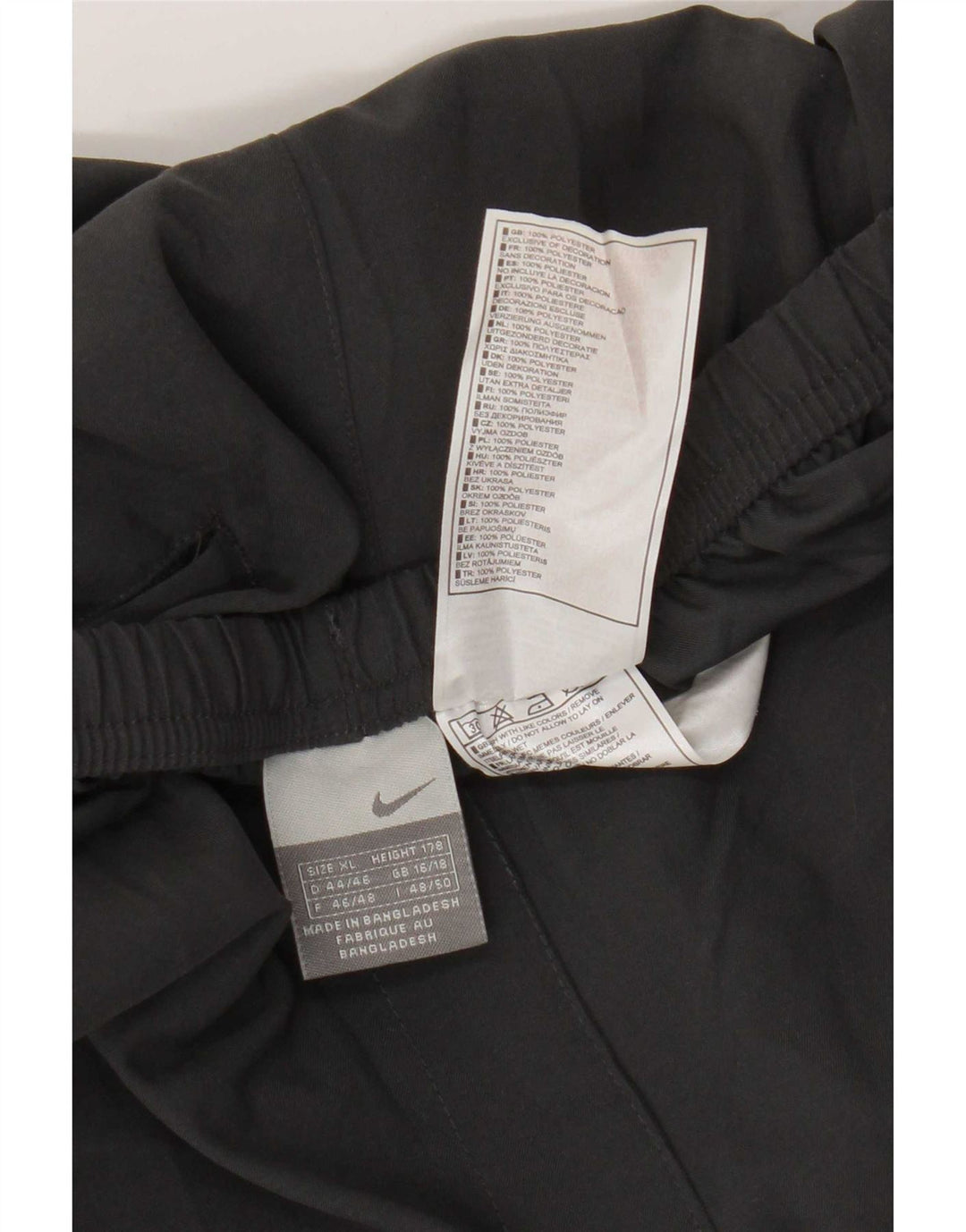 Pantaloni della tuta da donna Nike UK 16/18 XL Poliestere grigio