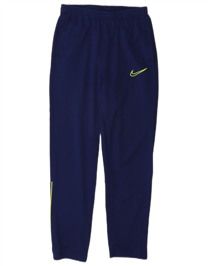 Pantaloni da tuta Nike da ragazzo Dri Fit 13-14 anni XL blu navy poliestere