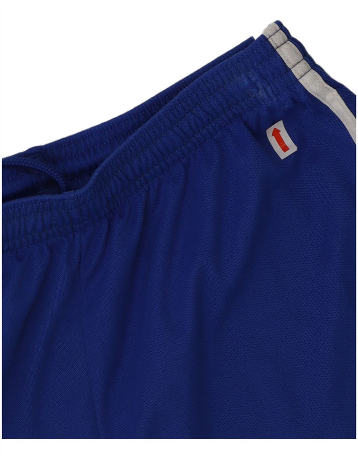 ADIDAS Boys Aeroready Sport Shorts 13-14 Years Blue Polyester