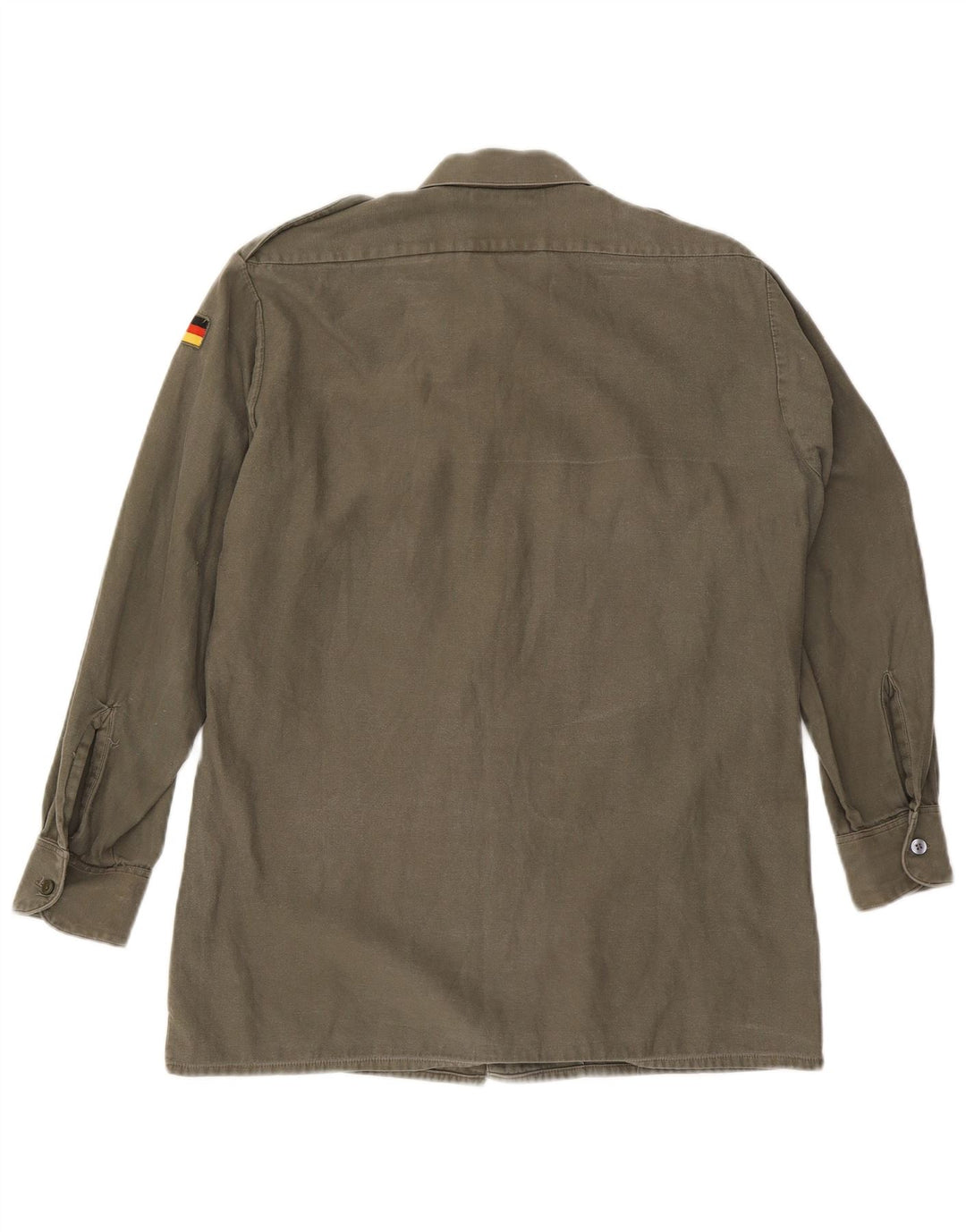 Camicia militare vintage da uomo taglia 39/40 media kaki