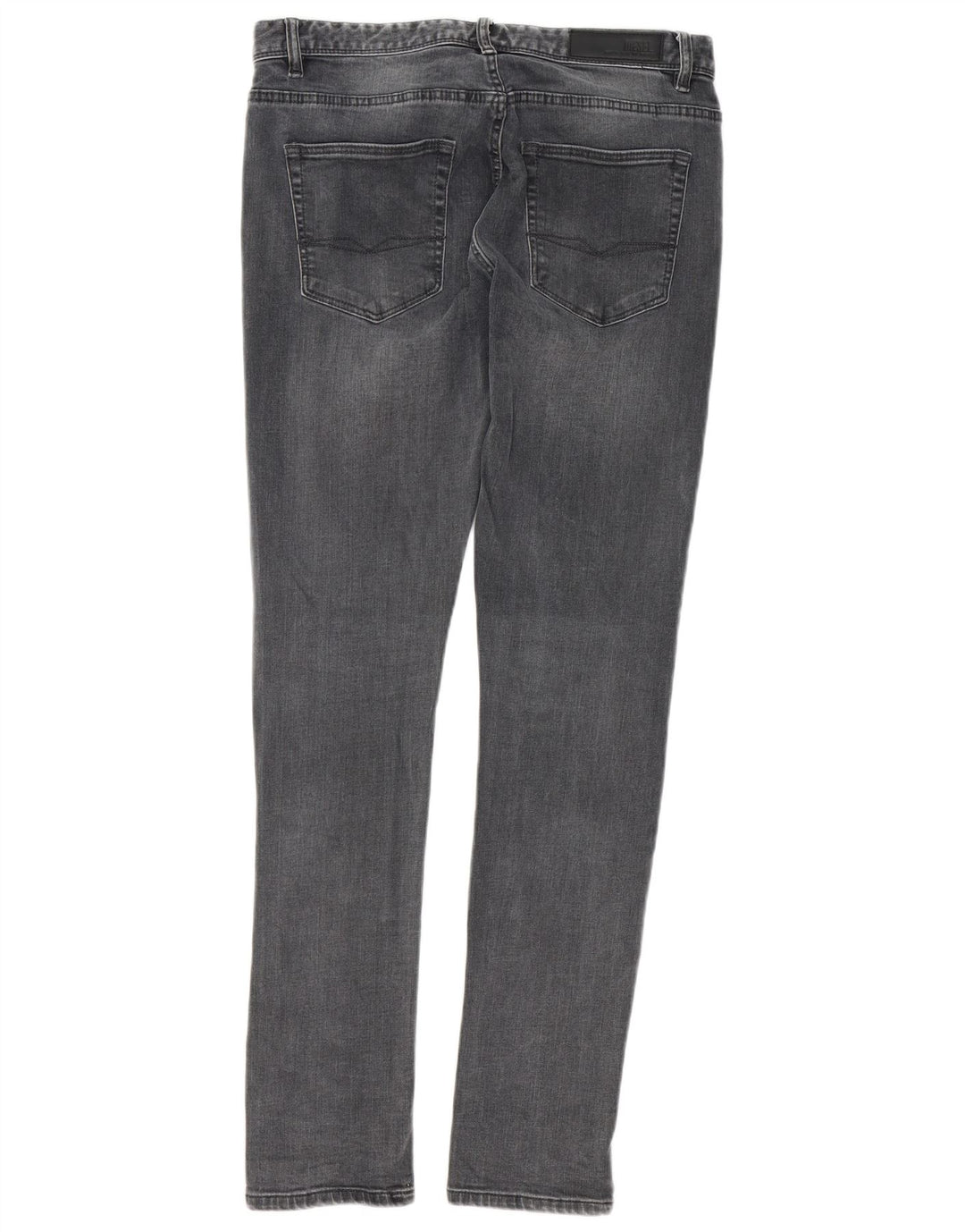 Diesel Uomo Sleenker Slim Jeans W32 L32 Cotone Grigio