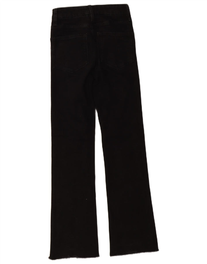 Jeans svasati da donna Zara EU 32 2XS W22 L28 cotone nero
