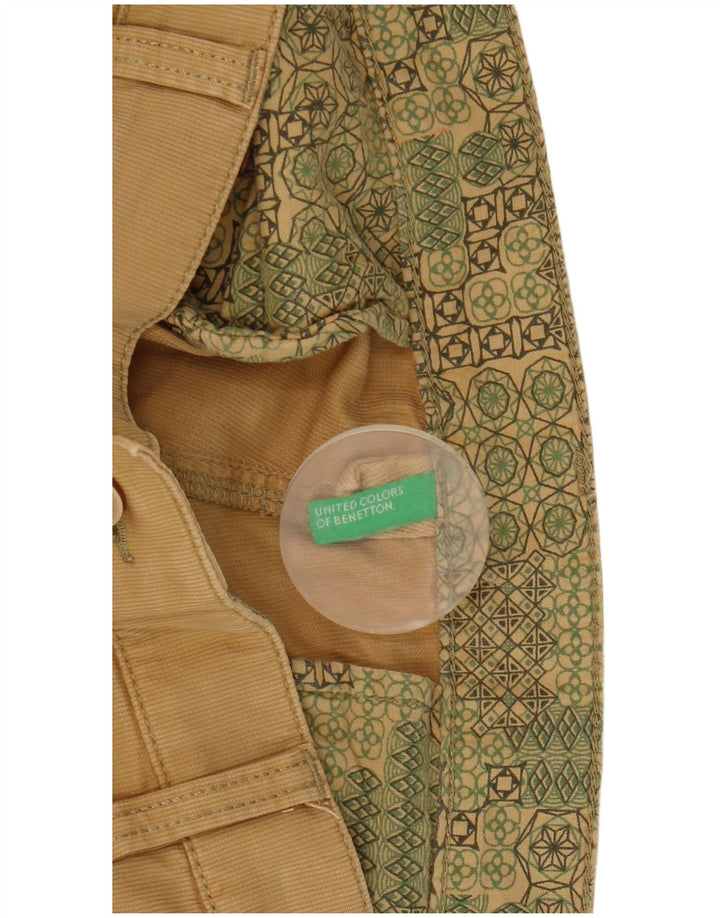Pantaloni cargo dritti da uomo Benetton W36 L31 Beige