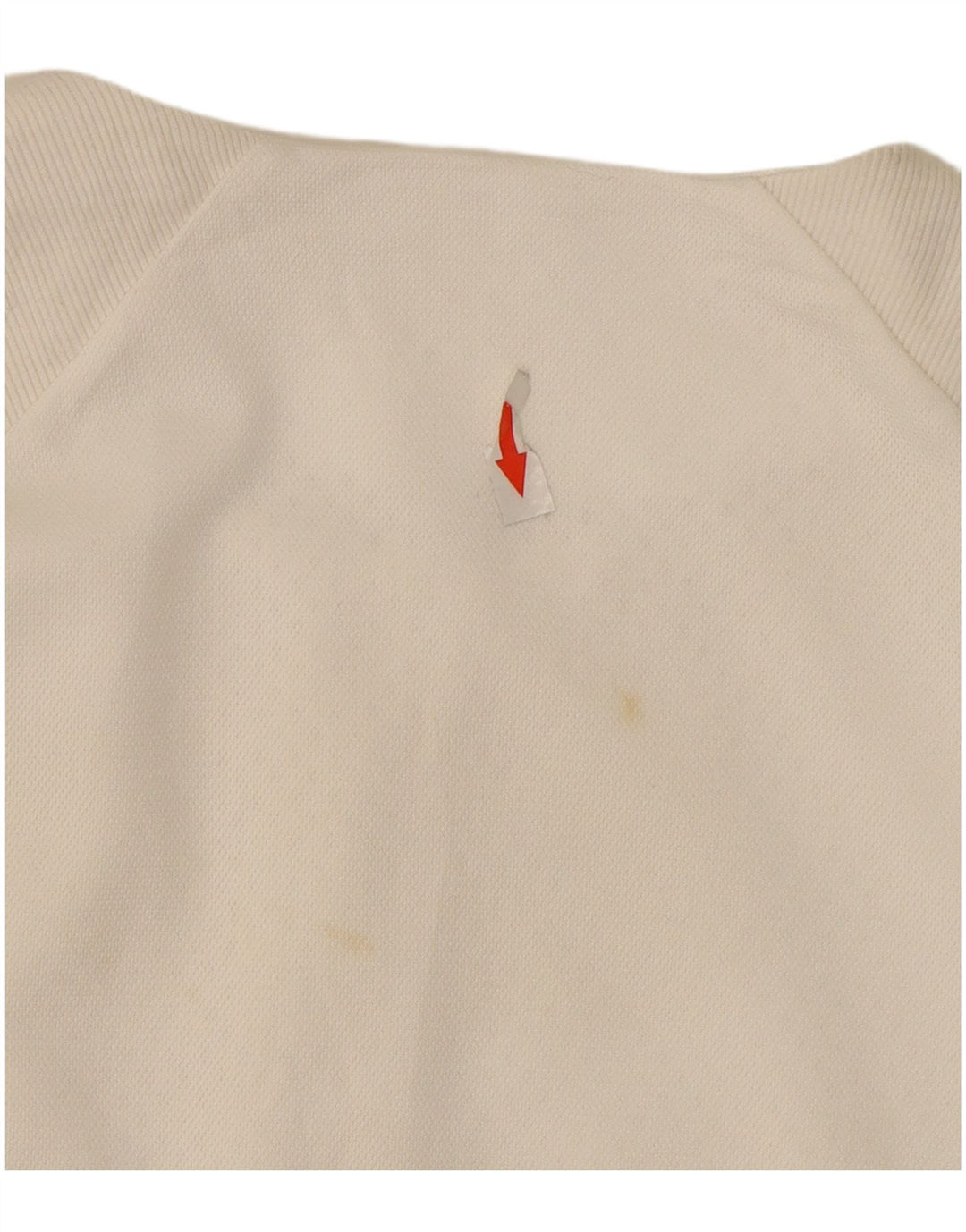 Giacca da tuta da donna Nike Dri Fit Crop Top Giacca UK 16 Large Poliestere bianco