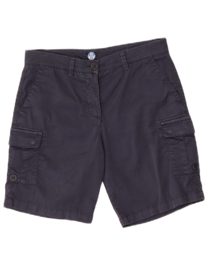 Pantaloncini cargo da donna North Sails EU 42 medi W28 cotone blu navy