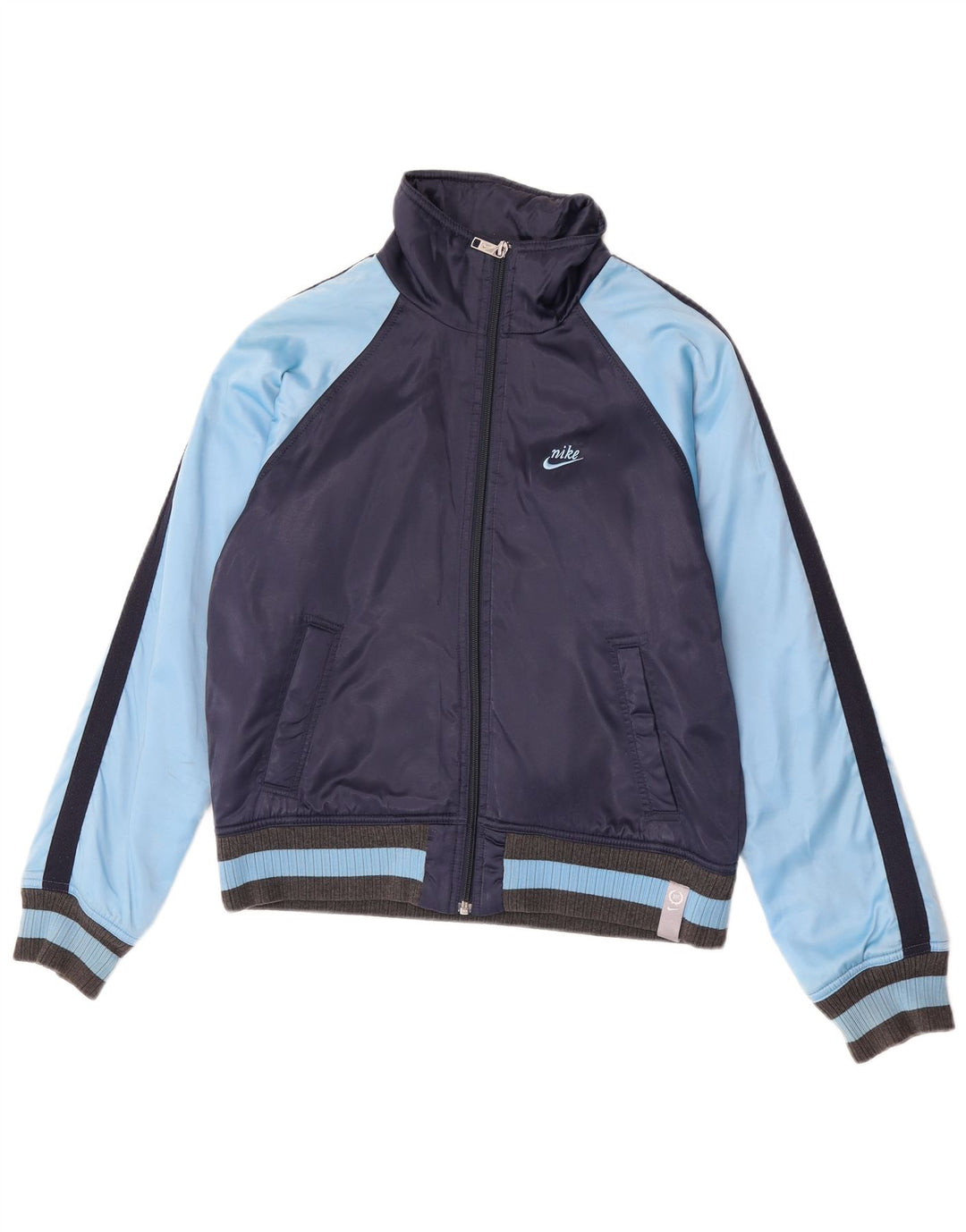 Giacca bomber da donna Nike UK 10/12 Medium Navy Blue Colourblock Sports