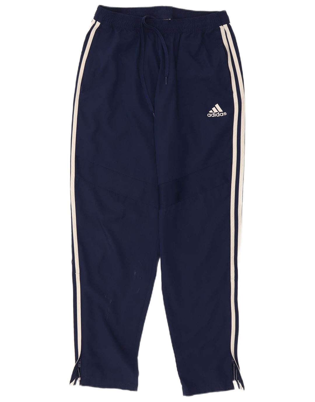 Pantaloni da tuta da uomo Adidas Large in poliestere blu navy