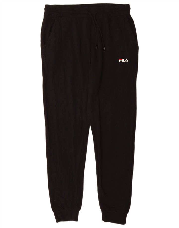 Pantaloni da tuta da donna FILA Joggers UK 14 Large Nero Cotone