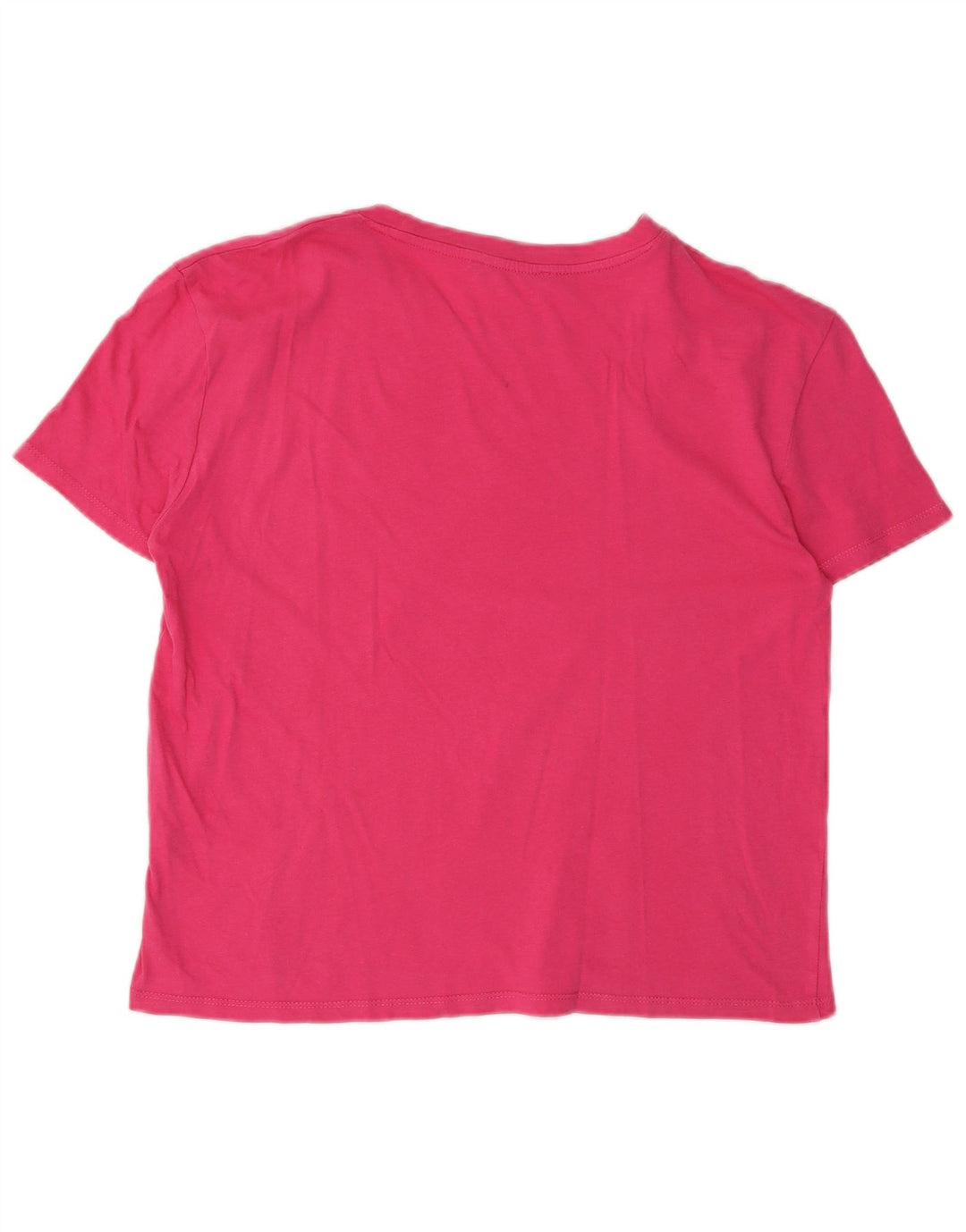 T-shirt Zara da donna Top UK 14 cotone rosa medio