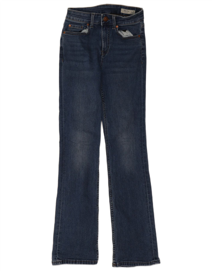 Jeans Eva Bootcut da donna Marks & Spencer UK 8 piccoli W24 L29 blu navy