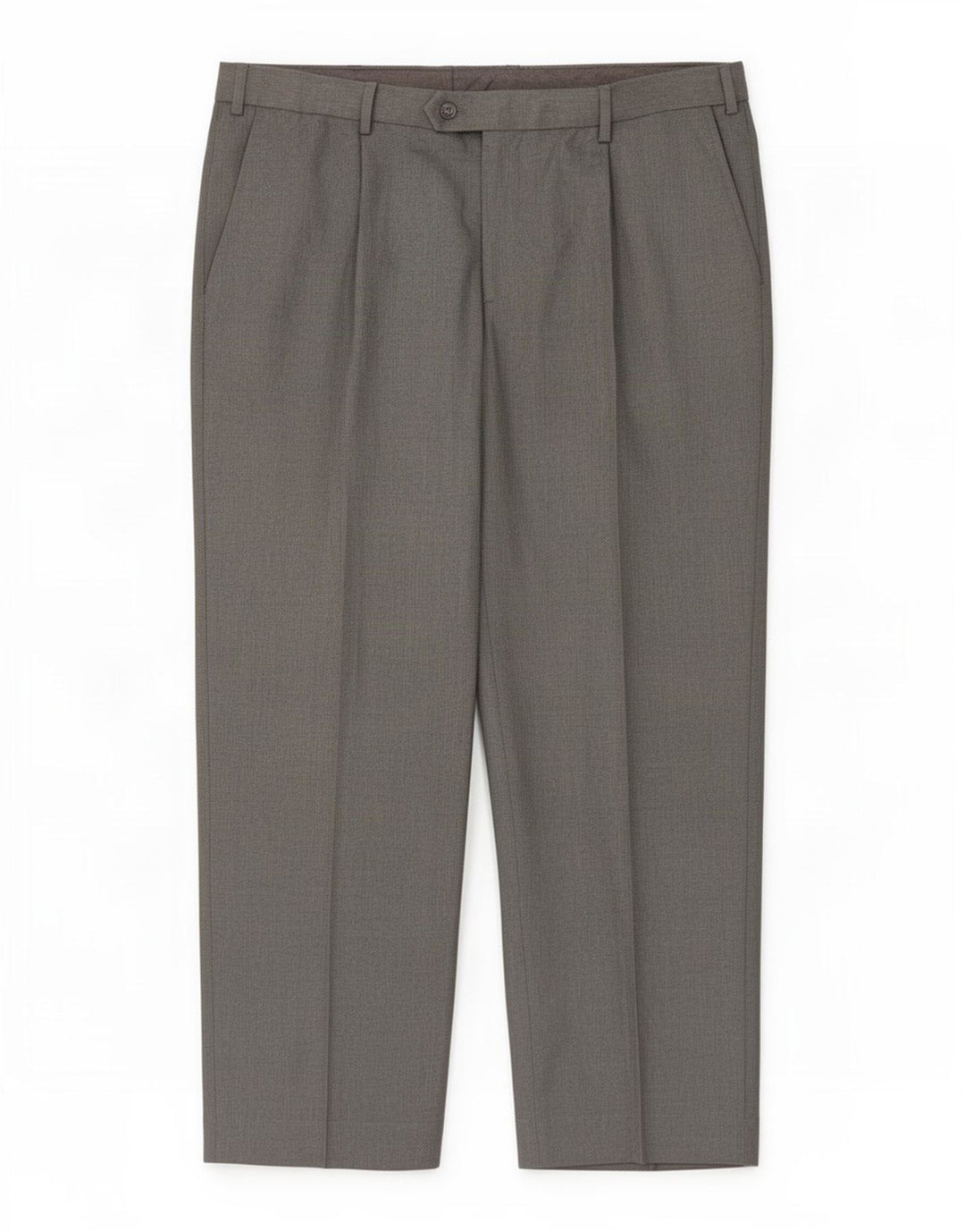 Pantaloni da abito vestibilità regolare Marks & Spencer da uomo W36 L29 poliestere grigio