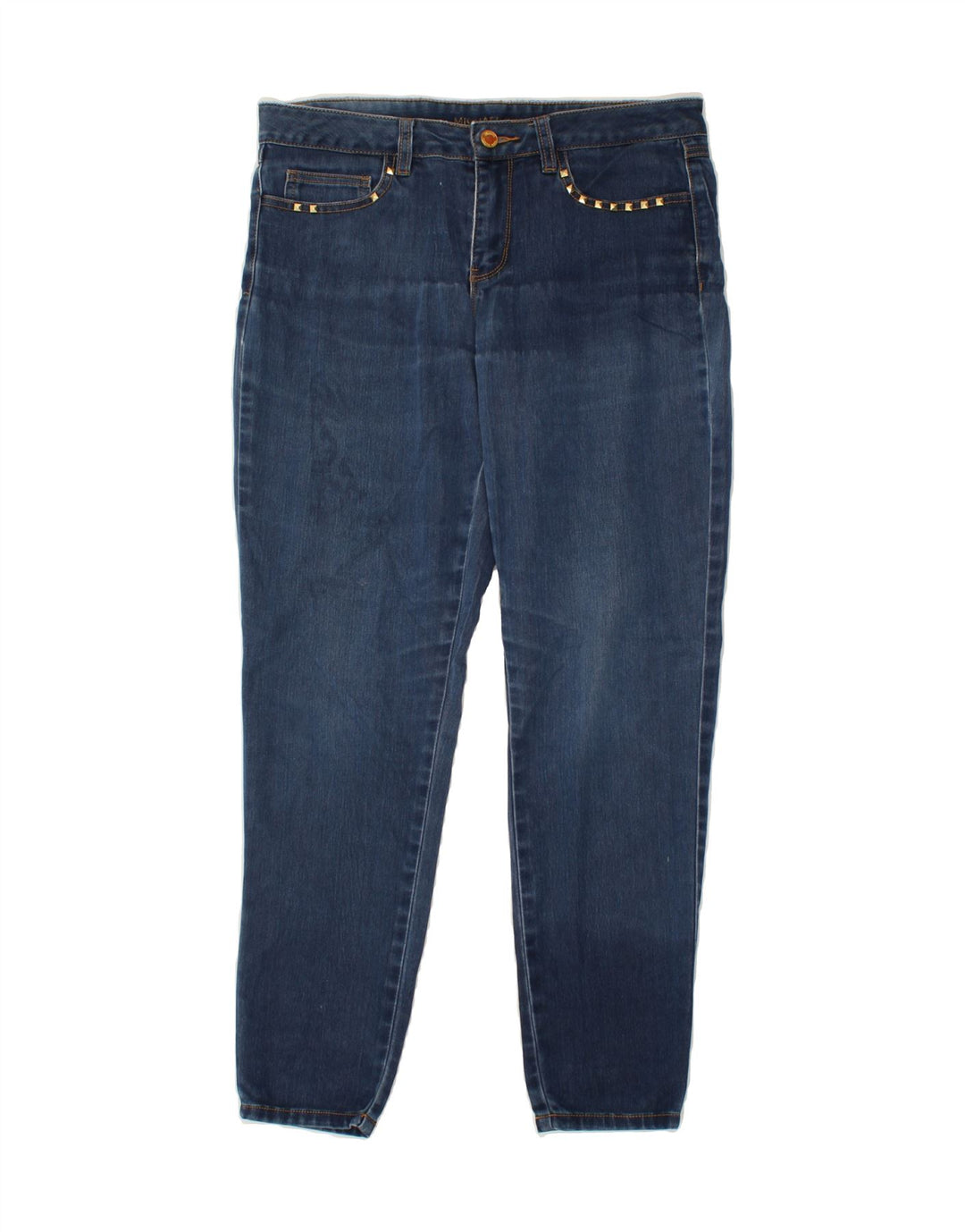 MICHAEL KORS Womens Slim Jeans US 8 Medium W32 L28  Blue Cotton Vintage Michael Kors and Second-Hand Michael Kors from Messina Hembry 