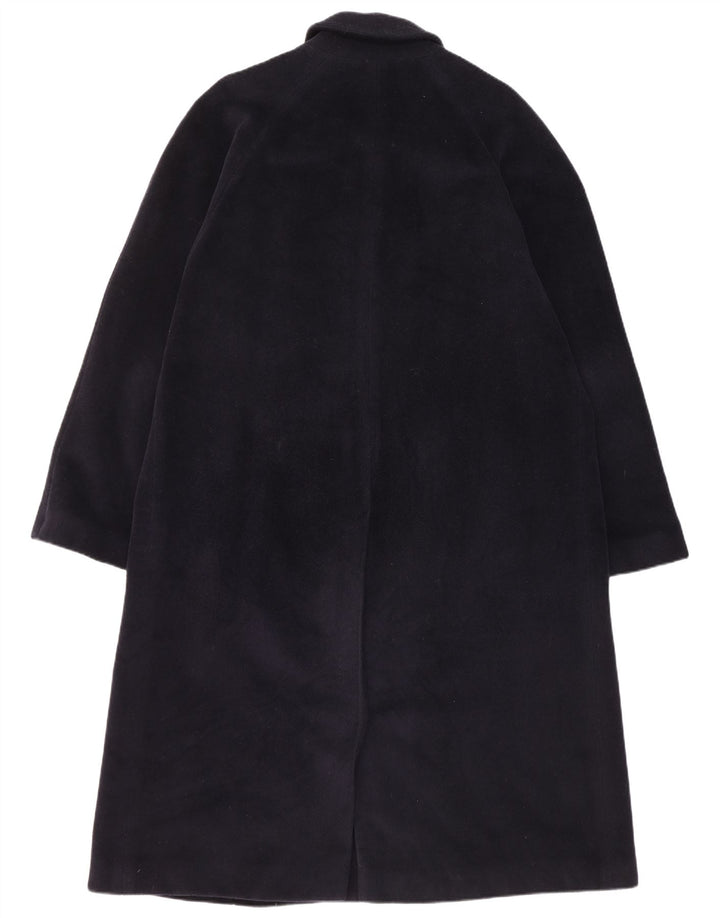 Cerruti 1881 Cappotto Uomo UK 38 Medium Blu Navy Lana Vergine